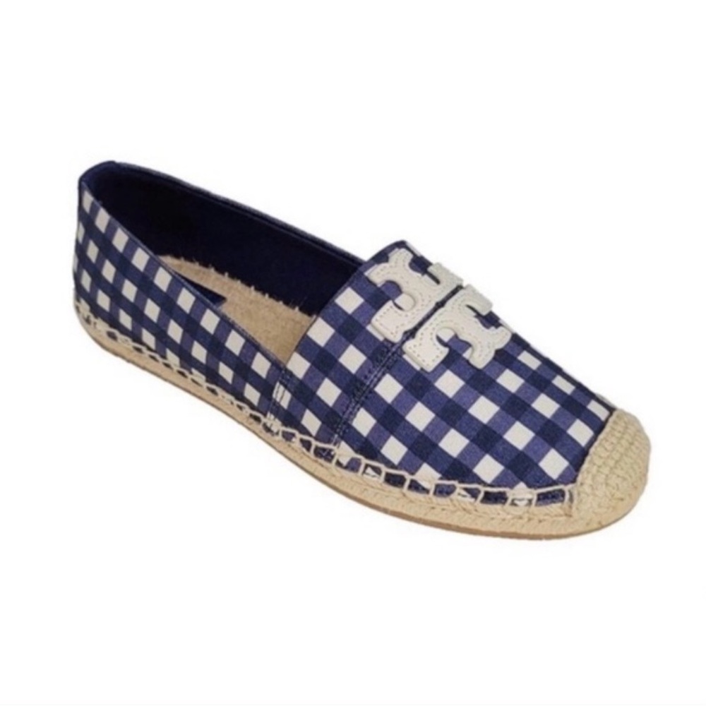 Tory Burch "Weston" Logo Espadrille Flat